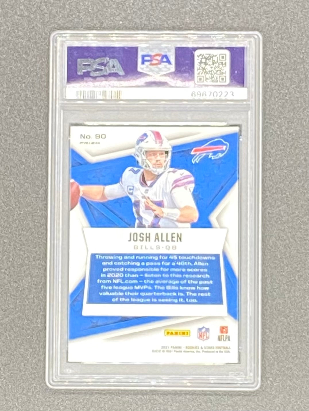 Josh Allen 2021 Panini R&S GEM MT 10!