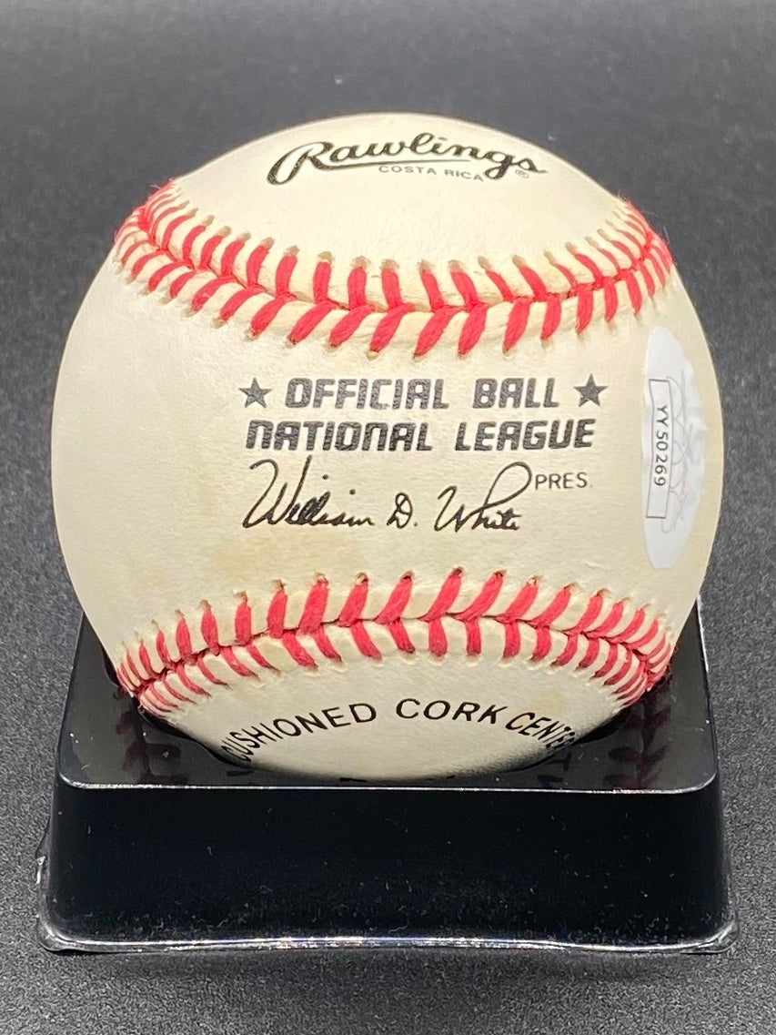 Stunning Willie Mays Signed Baseball (JSA COA)