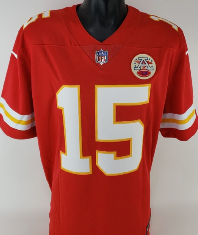 Patrick Mahomes Kansas City Chiefs Nike NFL Authentic Limited Jersey (Beckett Witness Certified)