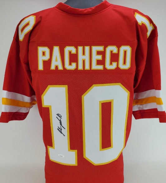 Isiah Pacheco Signed Kansas City Chiefs Custom Jersey (JSA or PIA COA)