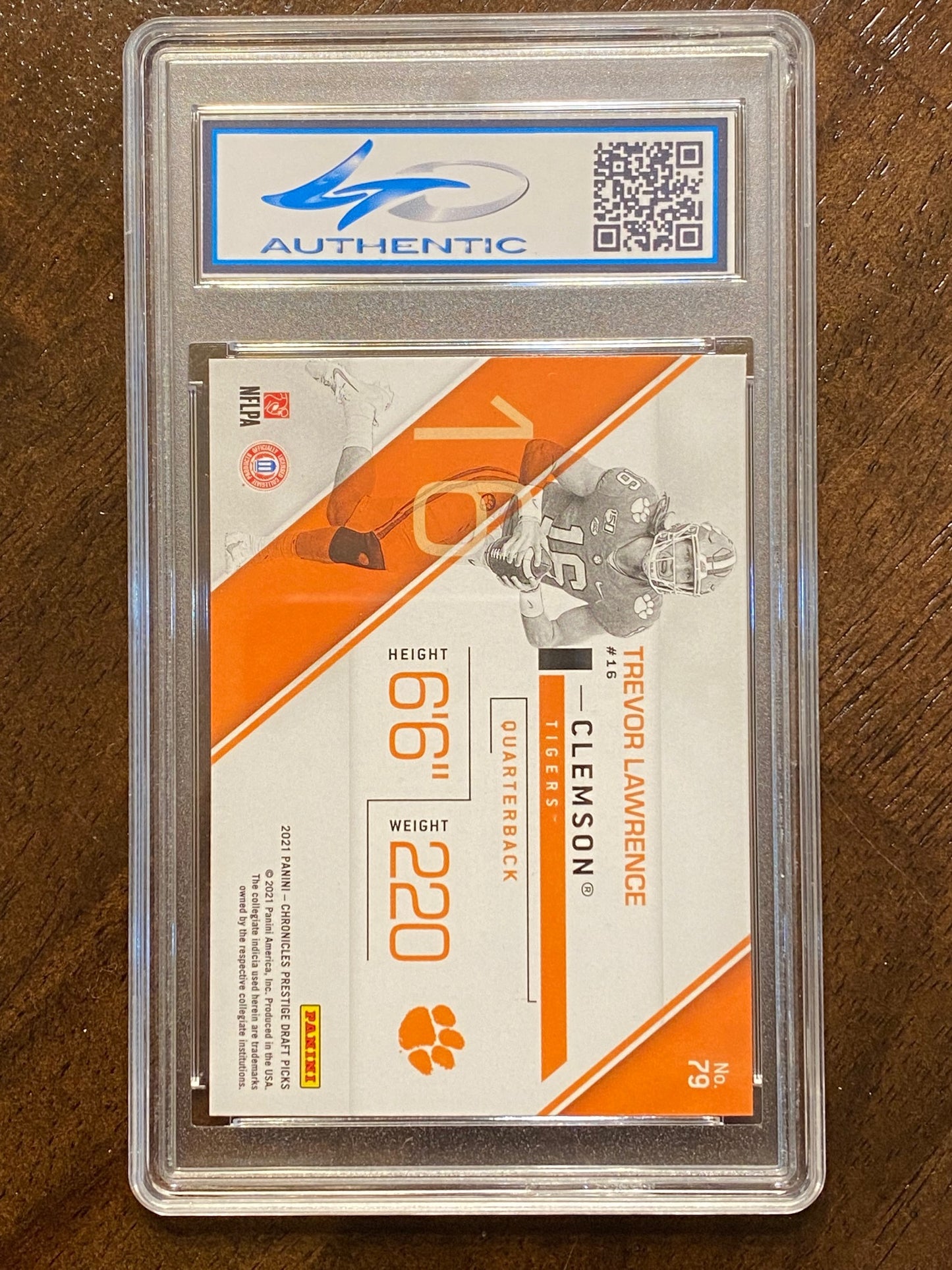 Trevor Lawrence 2021 Panini Chronicles DP Prestige Pink RC Diamond Mint 9.5