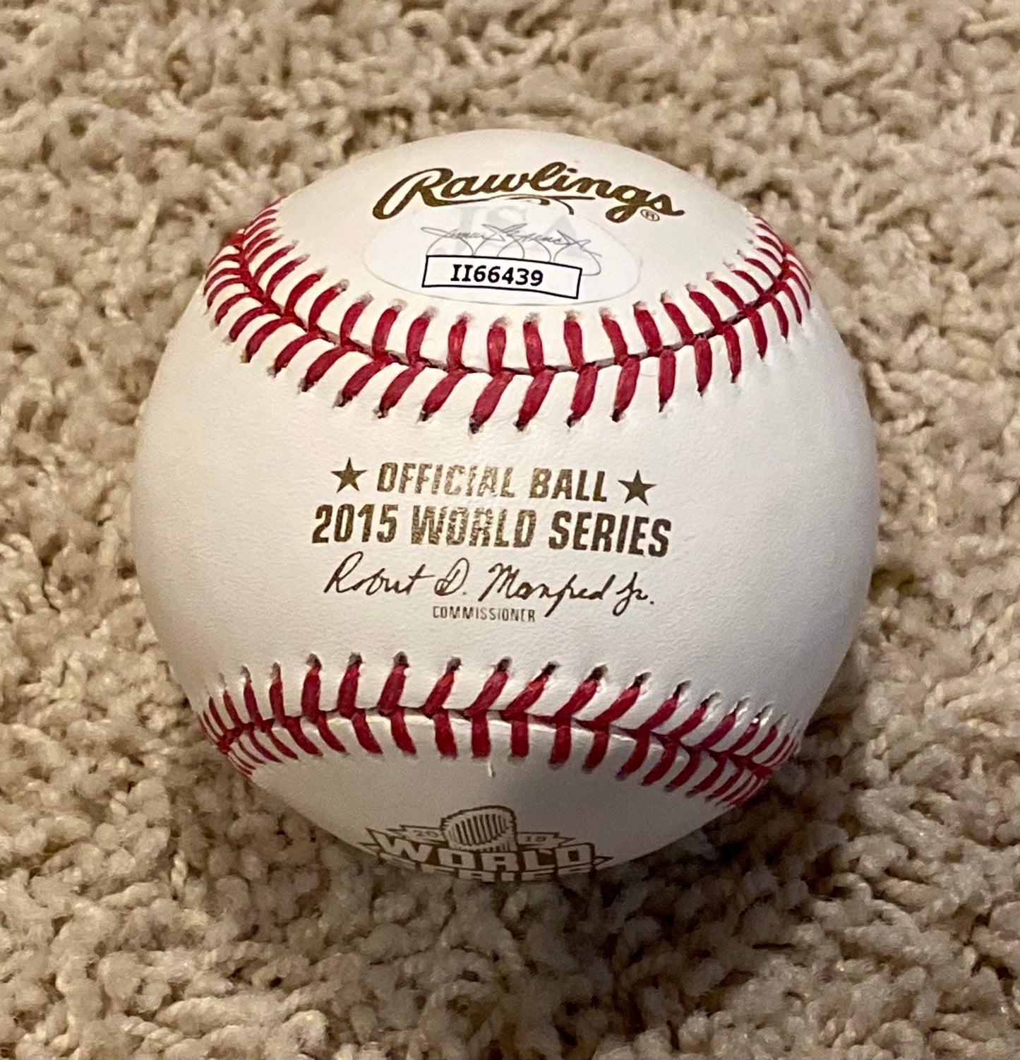 George Brett Signed 2015 WS Baseball W/JSA** - BMC Collectibles