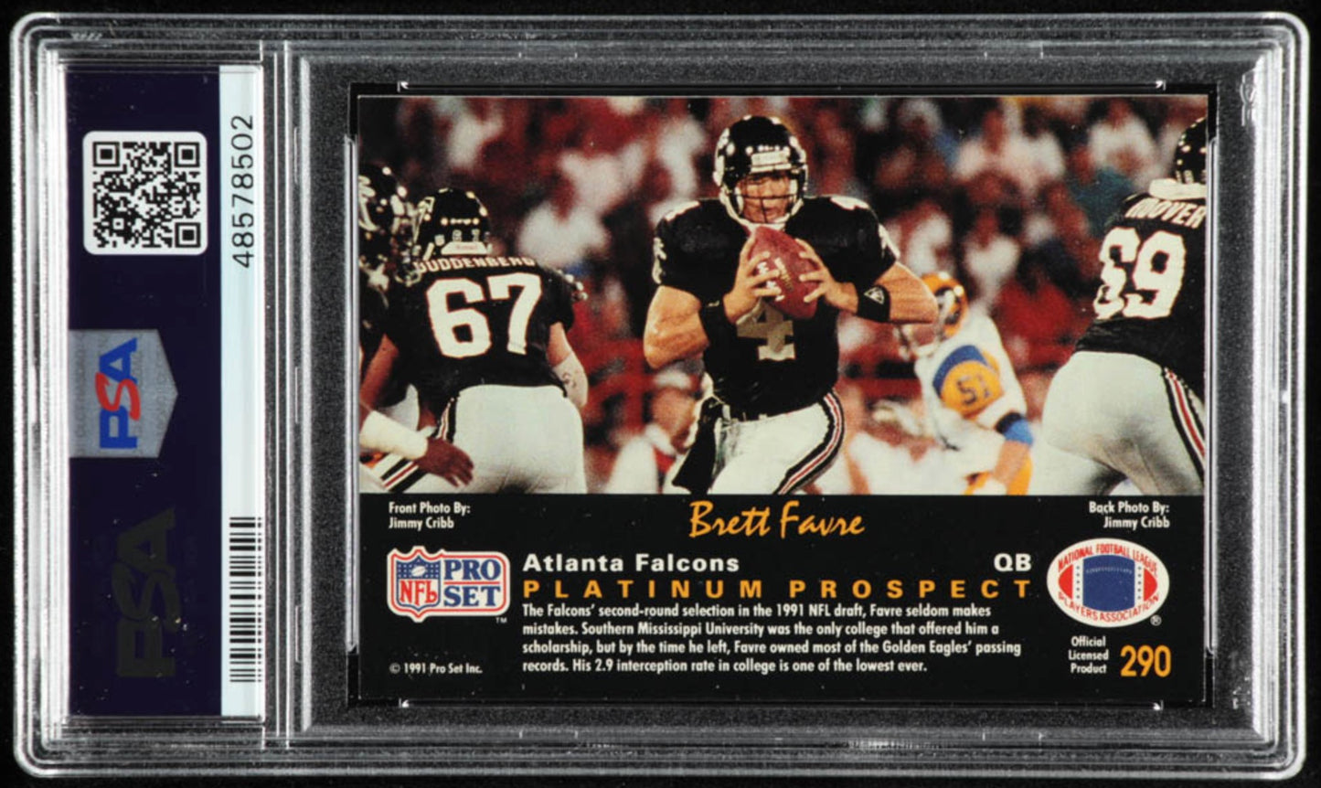 Brett Farve 1991 Pro Set Platinum PSA 9! - BMC Collectibles
