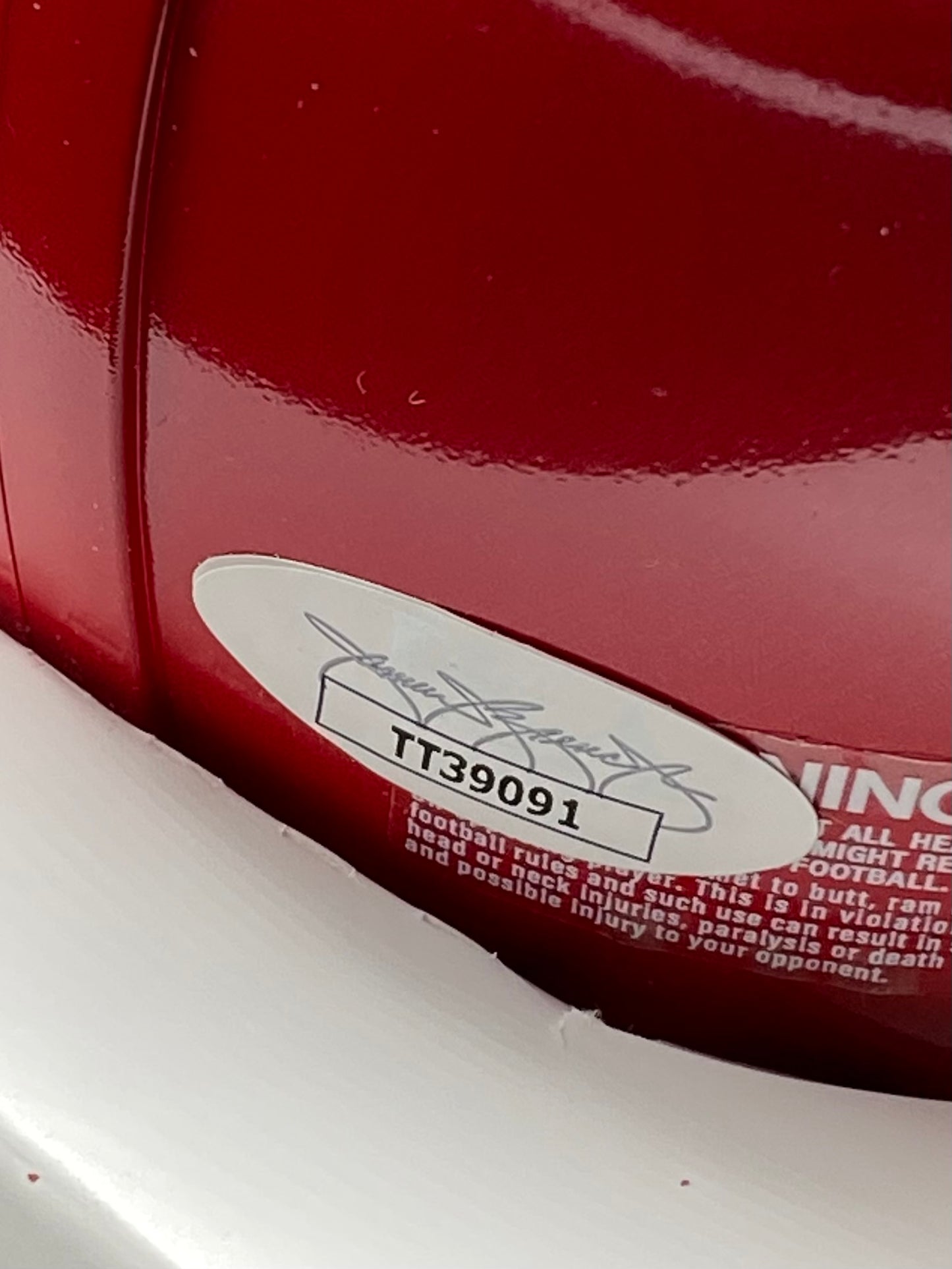 Patrick Mahomes Mini Speed Helmet ***ROOKIE SIGNATURE*** (JSA COA)