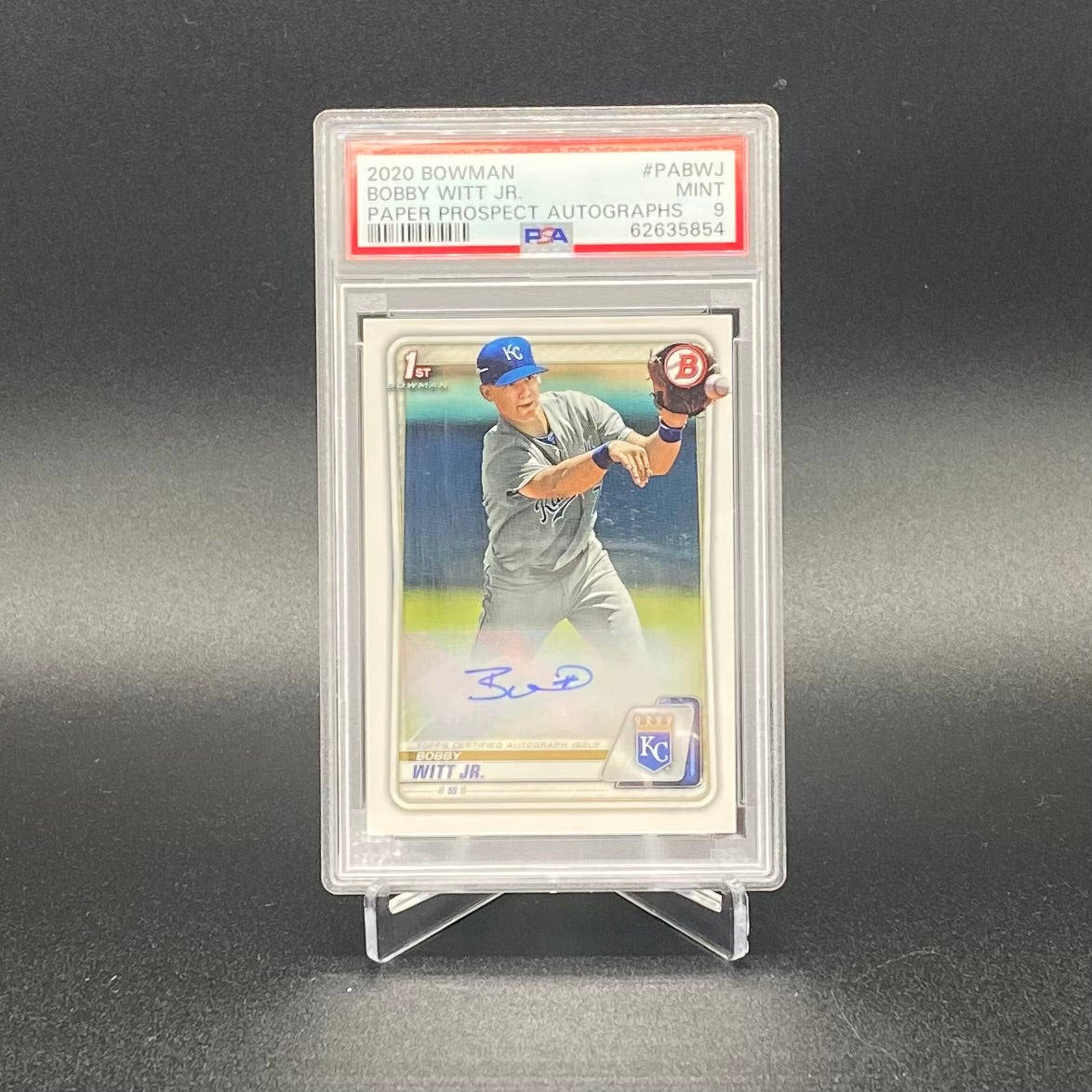 2020 Bobby Witt Jr. Paper Prospects Auto (PSA 9) PABWJ