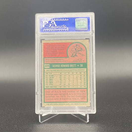 George Brett Rookie Card (PSA 7)