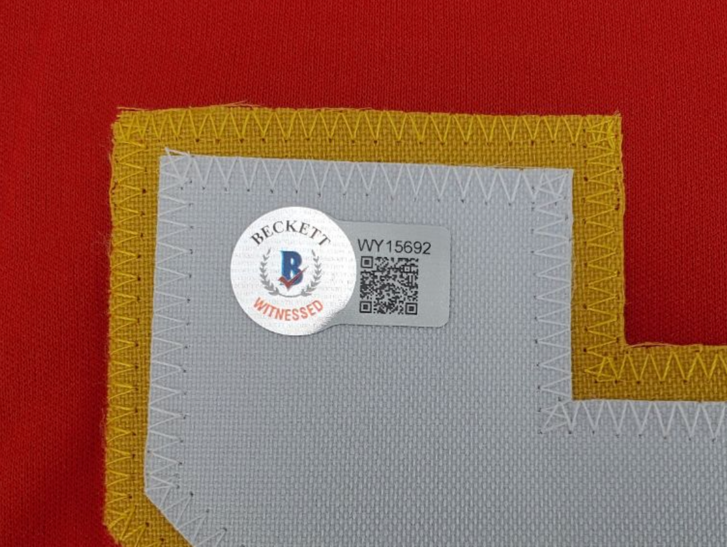 Patrick Mahomes Signed Custom Jersey (Beckett Witness Certified)