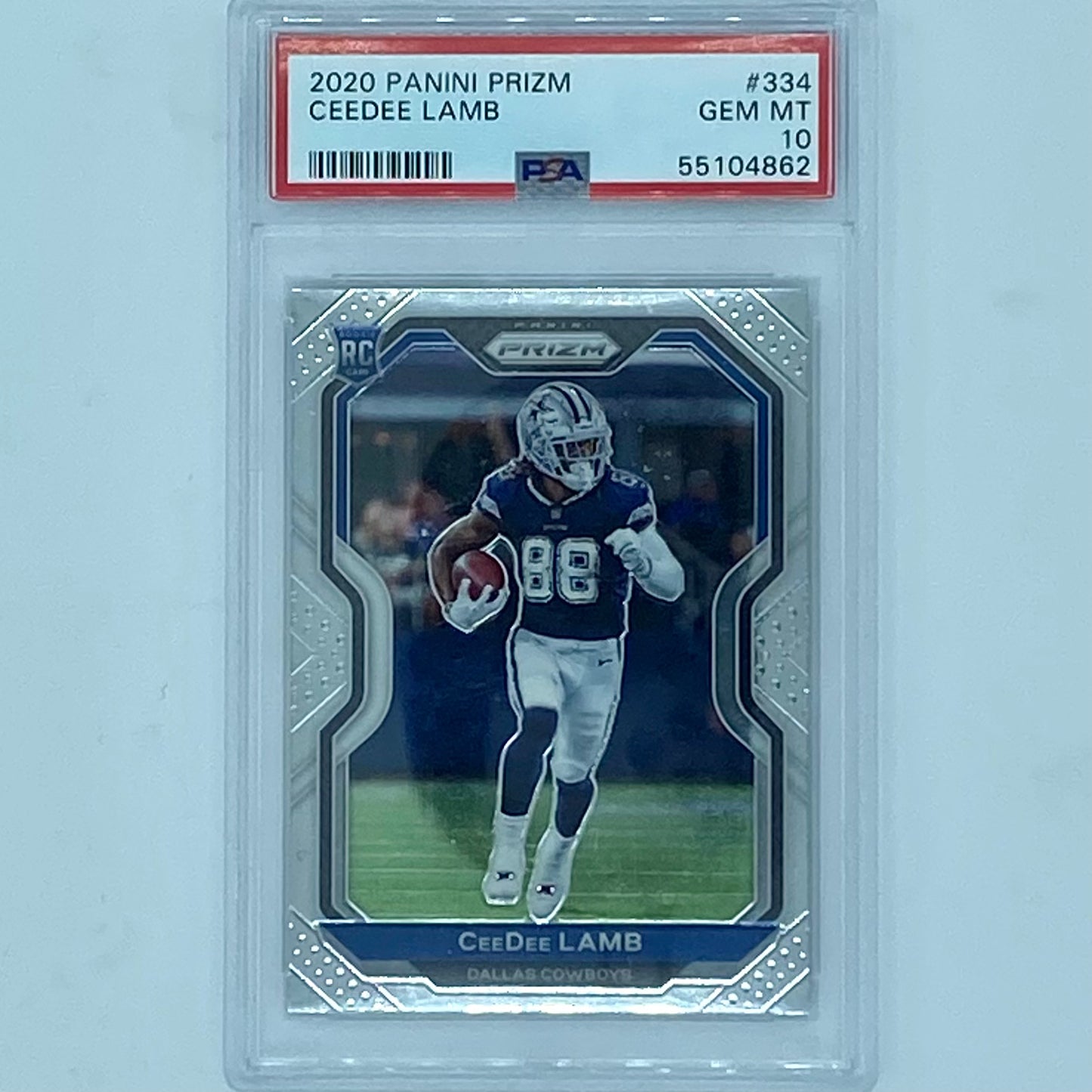 CeeDee Lamb Panini Prizm GEM MT 10