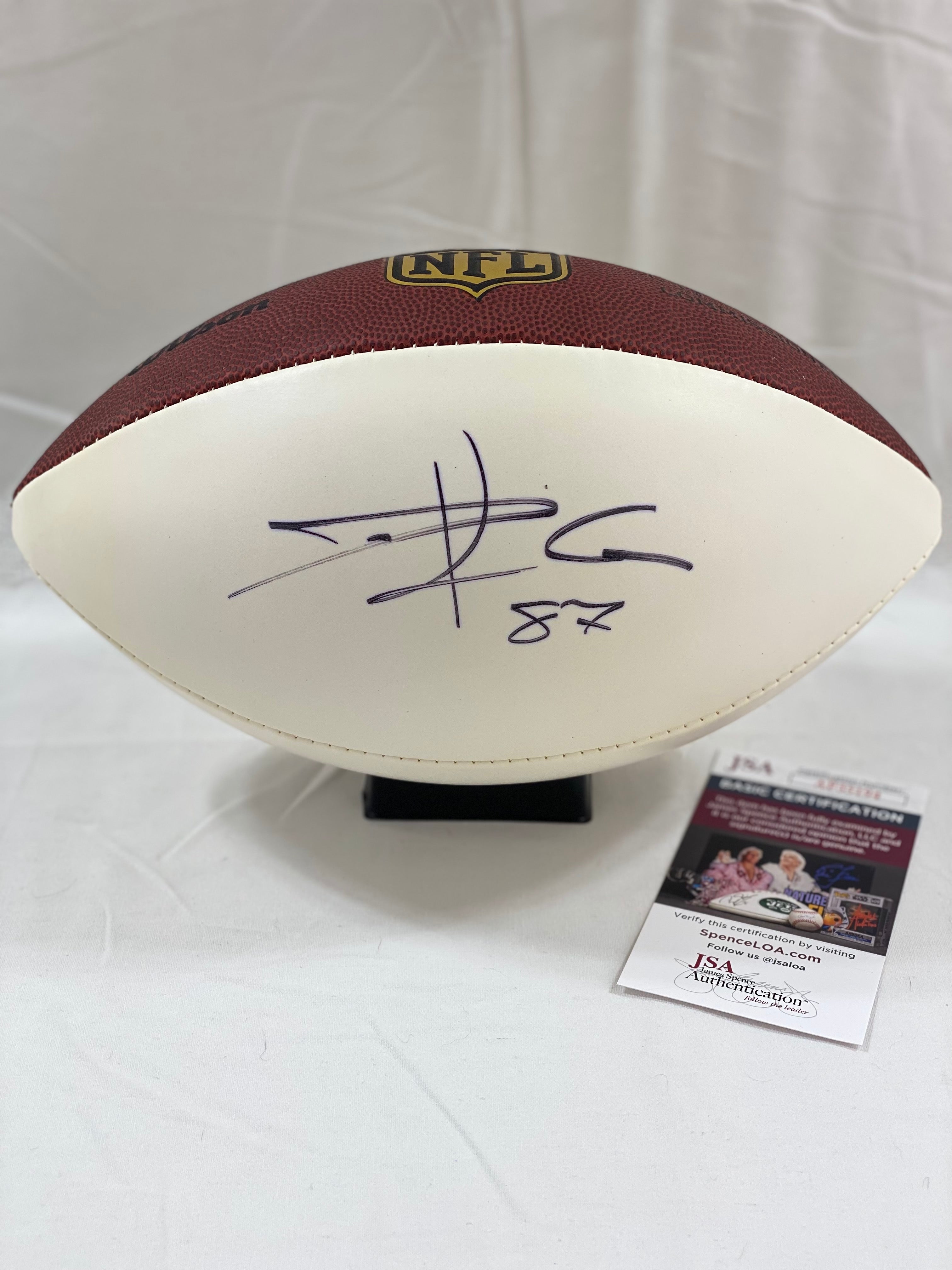 Travis kelce 2024 autographed football