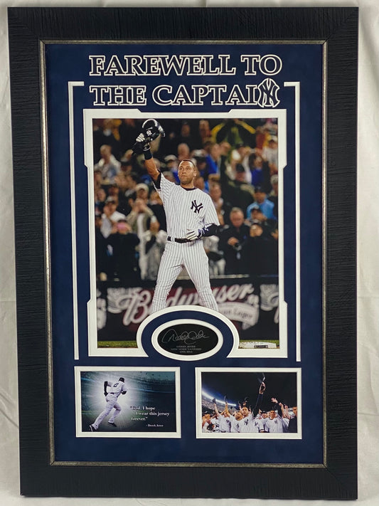 Derek Jeter Framed/Matted Farewell To The Captain (Unsigned)