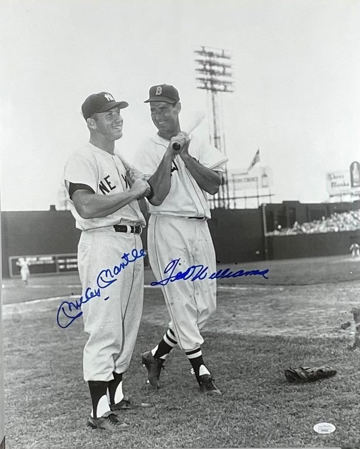 Mickey Mantle & Ted Williams Signed 16x20 Photo (JSA LOA)