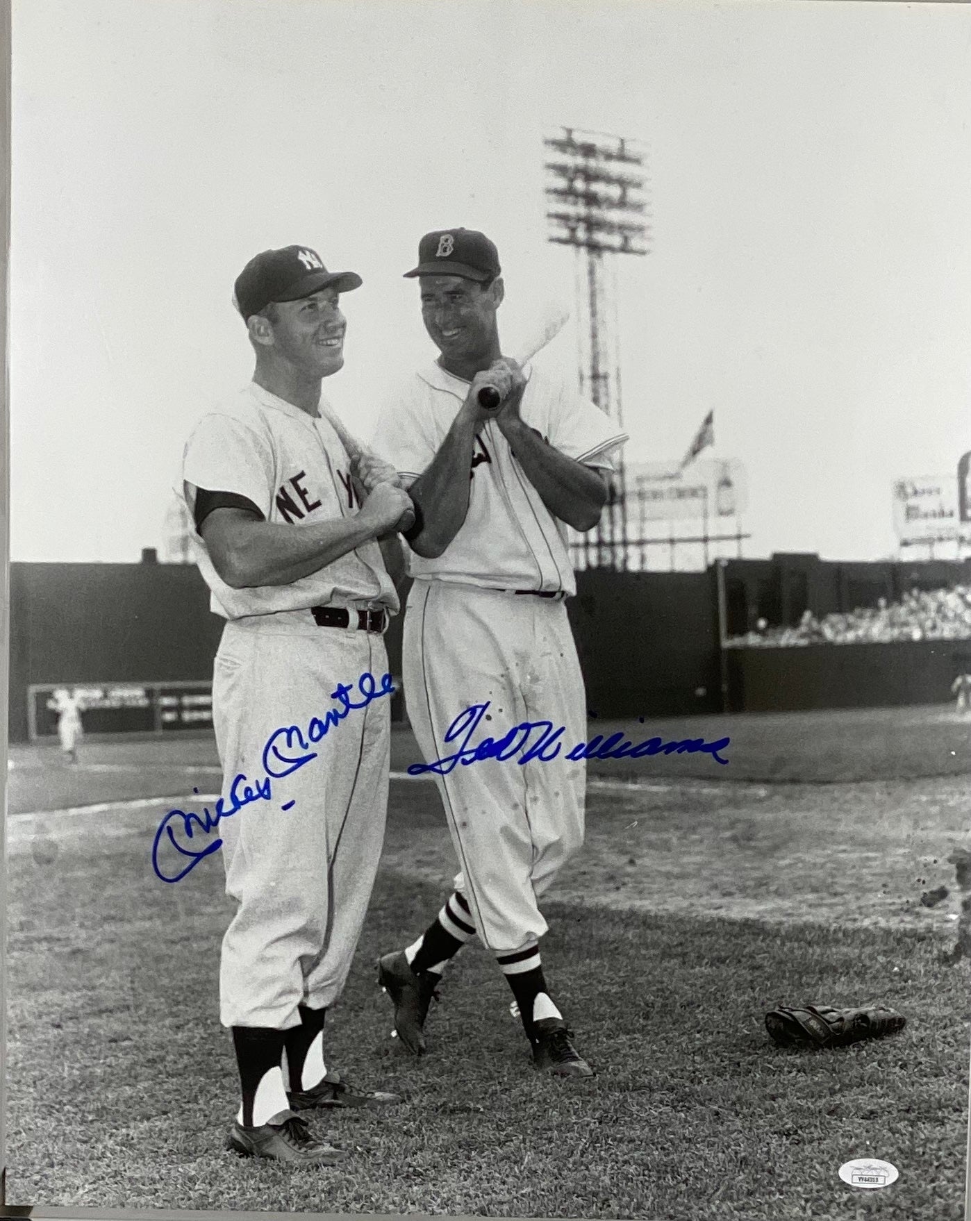 Mickey Mantle & Ted Williams Signed 16x20 Photo (JSA LOA)