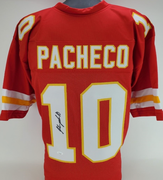 Isiah Pacheco Signed Kansas City Chiefs Custom Jersey (Beckett or JSA COA)