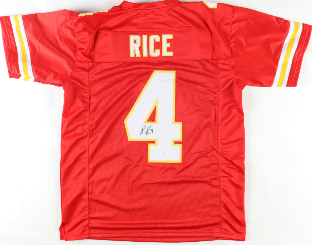 Rashee Rice Signed Red Jersey (JSA)