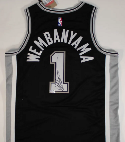 Victor Wembanyama Signed San Antonio Spurs Nike Icon Edition Swingman Jersey (Fanatics Certified)
