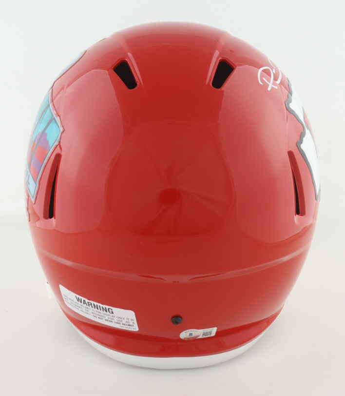 Patrick Mahomes Signed Chiefs SB LVII Champions Logo FS Speed Replica Helmet