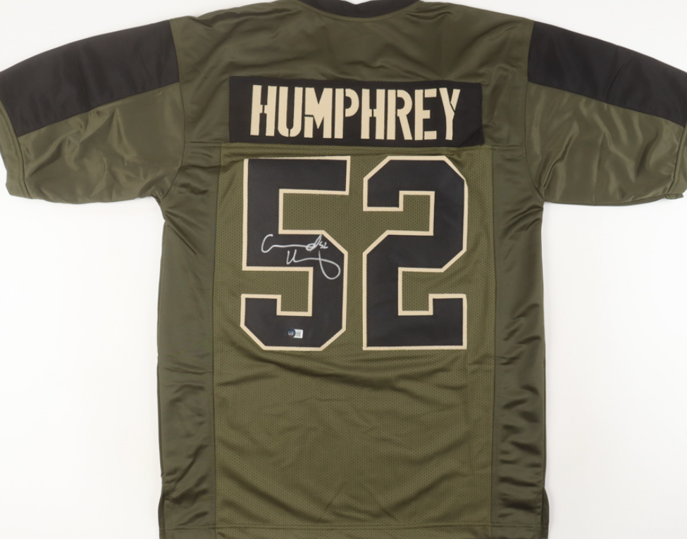 Creed Humphrey Signed Jersey (Beckett)