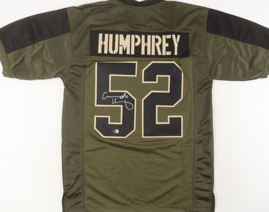 Creed Humphrey Signed Jersey (Beckett)