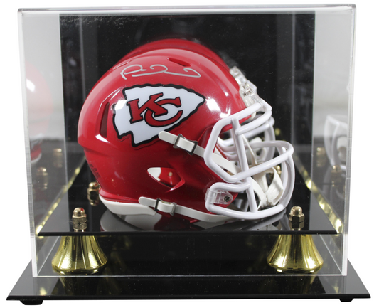 Patrick Mahomes Signed Speed Mini Helmet w/Case