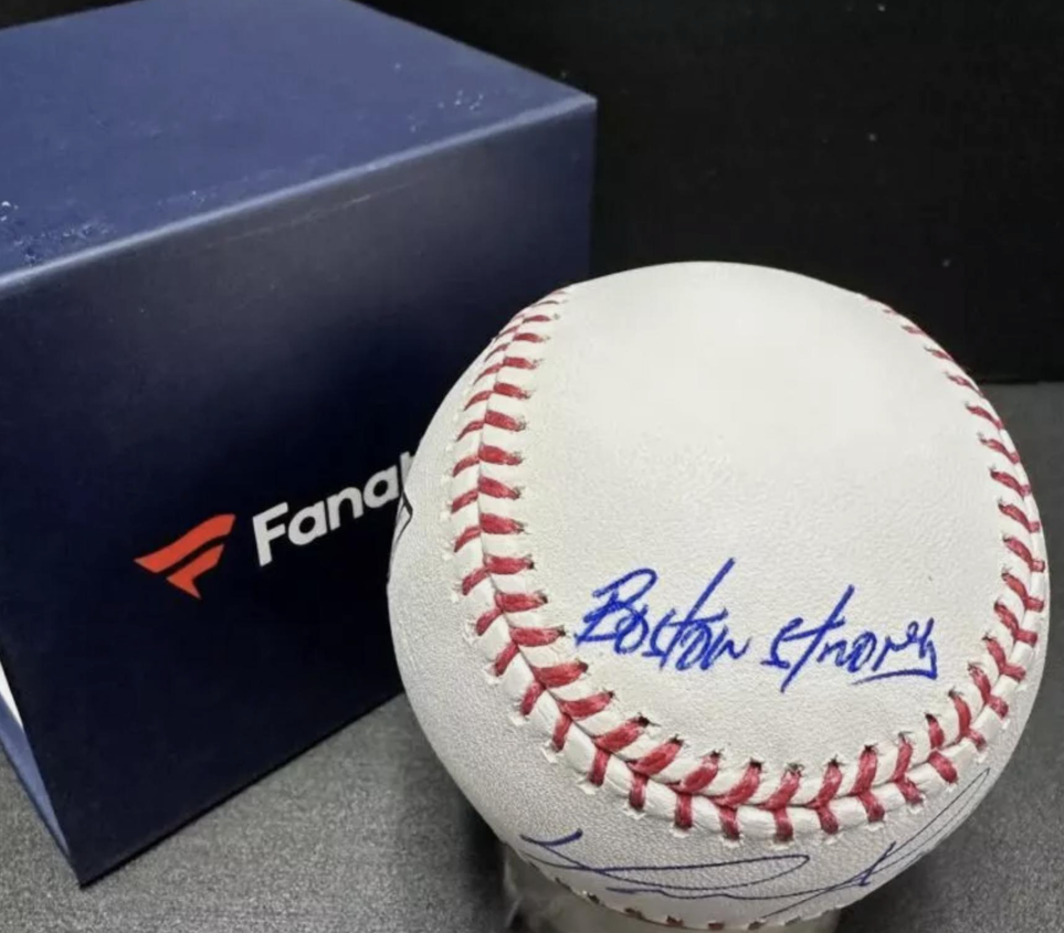 David Ortiz Signed LE OML Baseball Inscribed "HOF 22", "3x WS Champs" & "Boston Strong" (Fanatics & MLB)