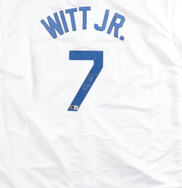 Bobby Witt Jr. Signed Custom Jersey