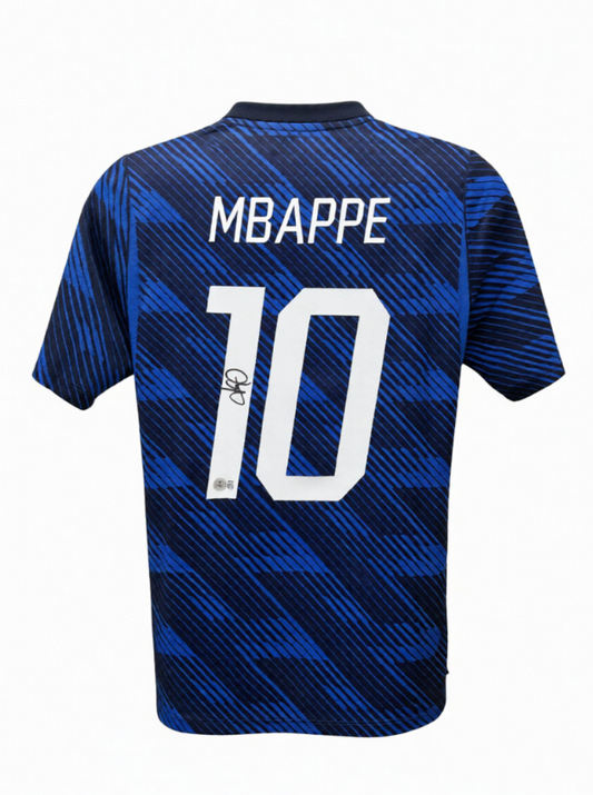 Kylian Mbappe Signed France National Team Nike #10 Jersey - Beckett BAS Authenticated