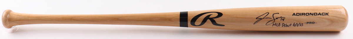 Jac Caglianone Signed Rawlings Baseball Bat – “MLB Debut 6/5/25” Inscription – MLB & Fanatics