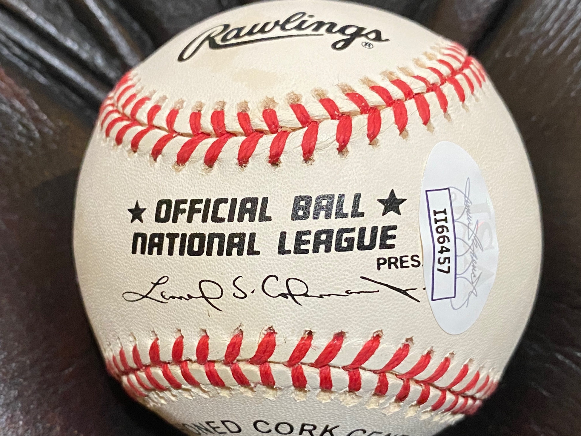 Tommy Lasorda ONL Autograph Baseball with COA - BMC Collectibles