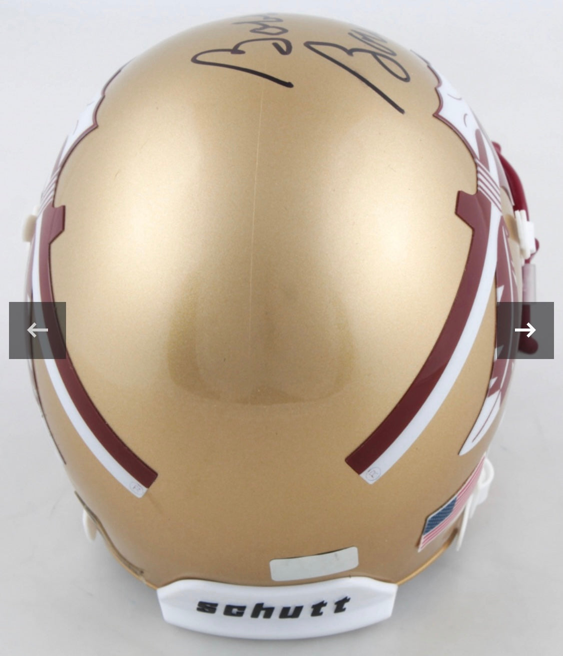 Florida State Seminoles Bobby Bowden schut mini helmet signed shops