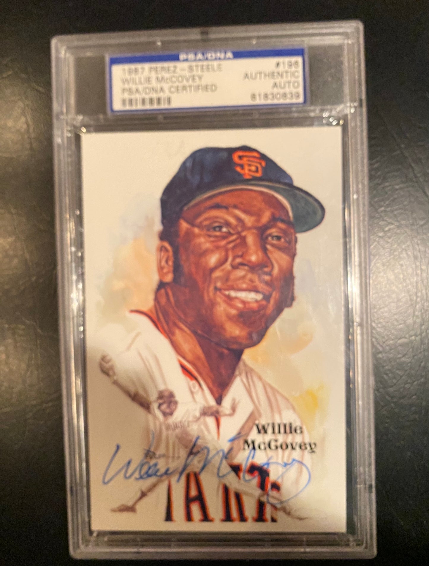 Willie McCovey Signed Perez-Steele HOF Postcard PSA/DNA - BMC Collectibles