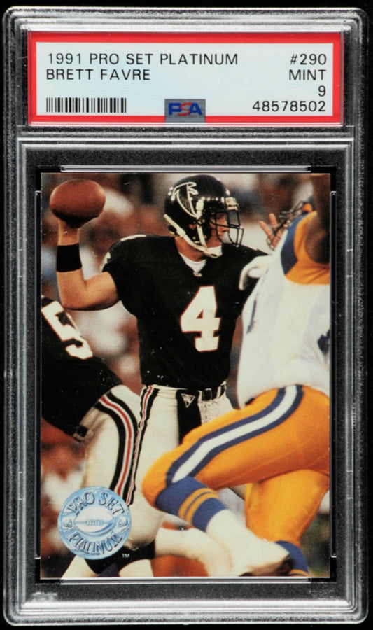 Brett Farve 1991 Pro Set Platinum PSA 9! - BMC Collectibles