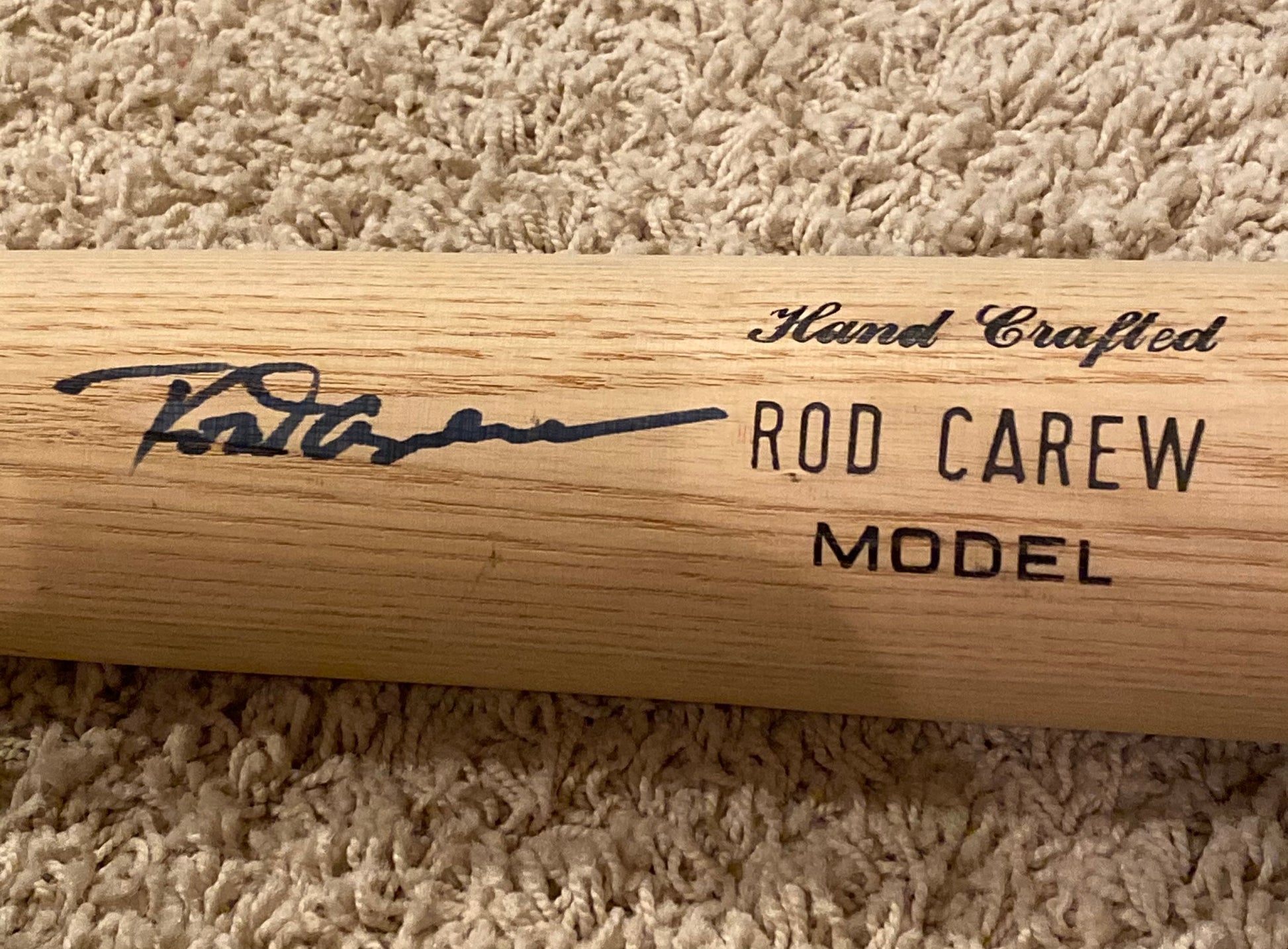 Rod Carew Signed Worth Model Baseball Bat W/JSA** - BMC Collectibles