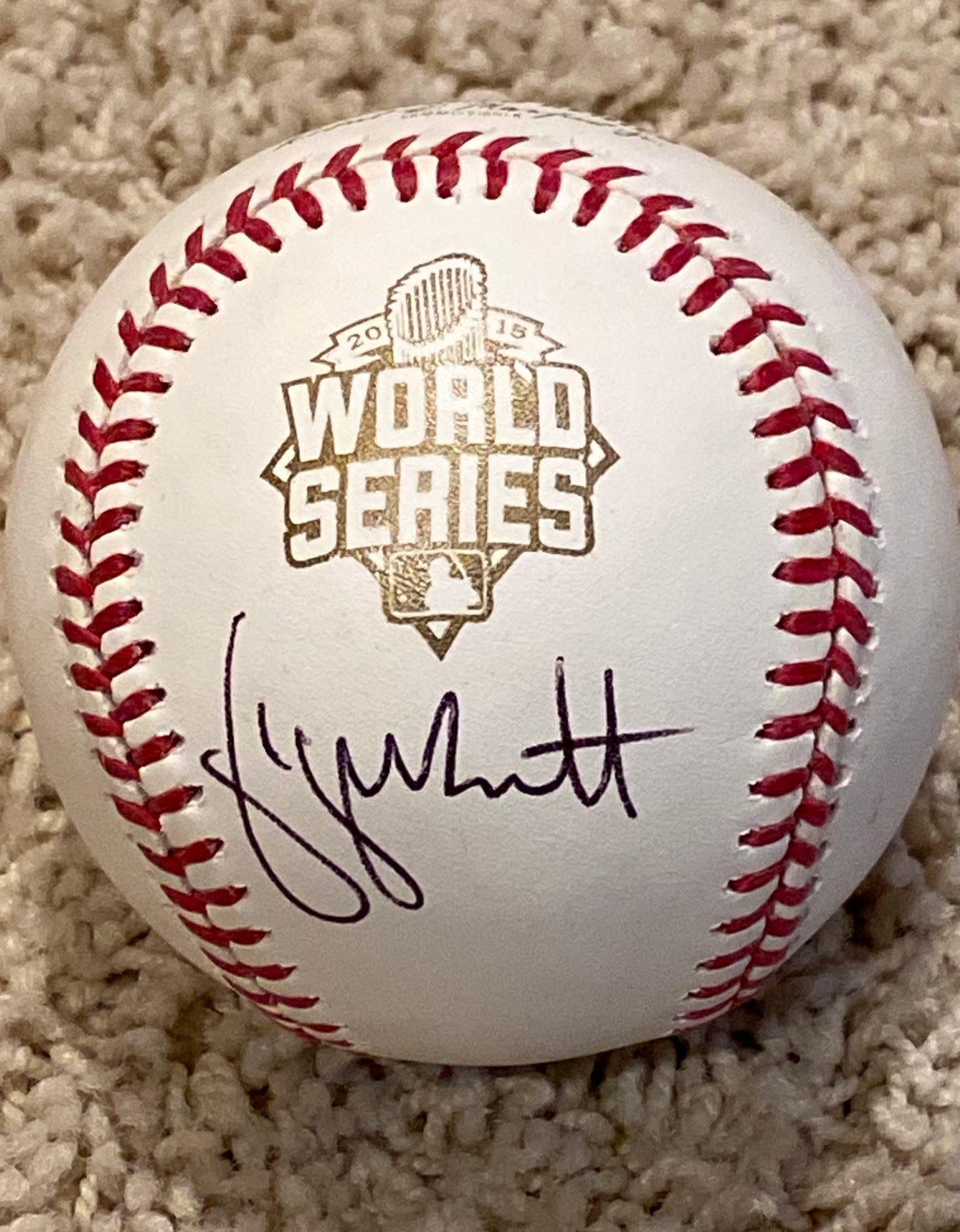 George Brett Signed 2015 WS Baseball W/JSA** - BMC Collectibles