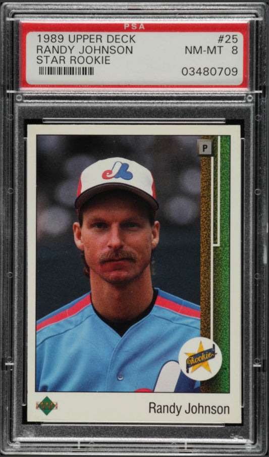 Randy Johnson 1989 Upper Deck RC PSA 8! - BMC Collectibles