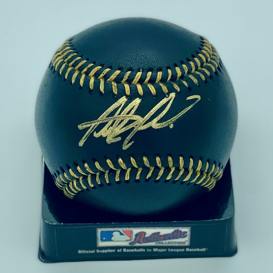 Fernando Tatis Jr. Signed (Black Leather) OML Baseball (JSA COA)