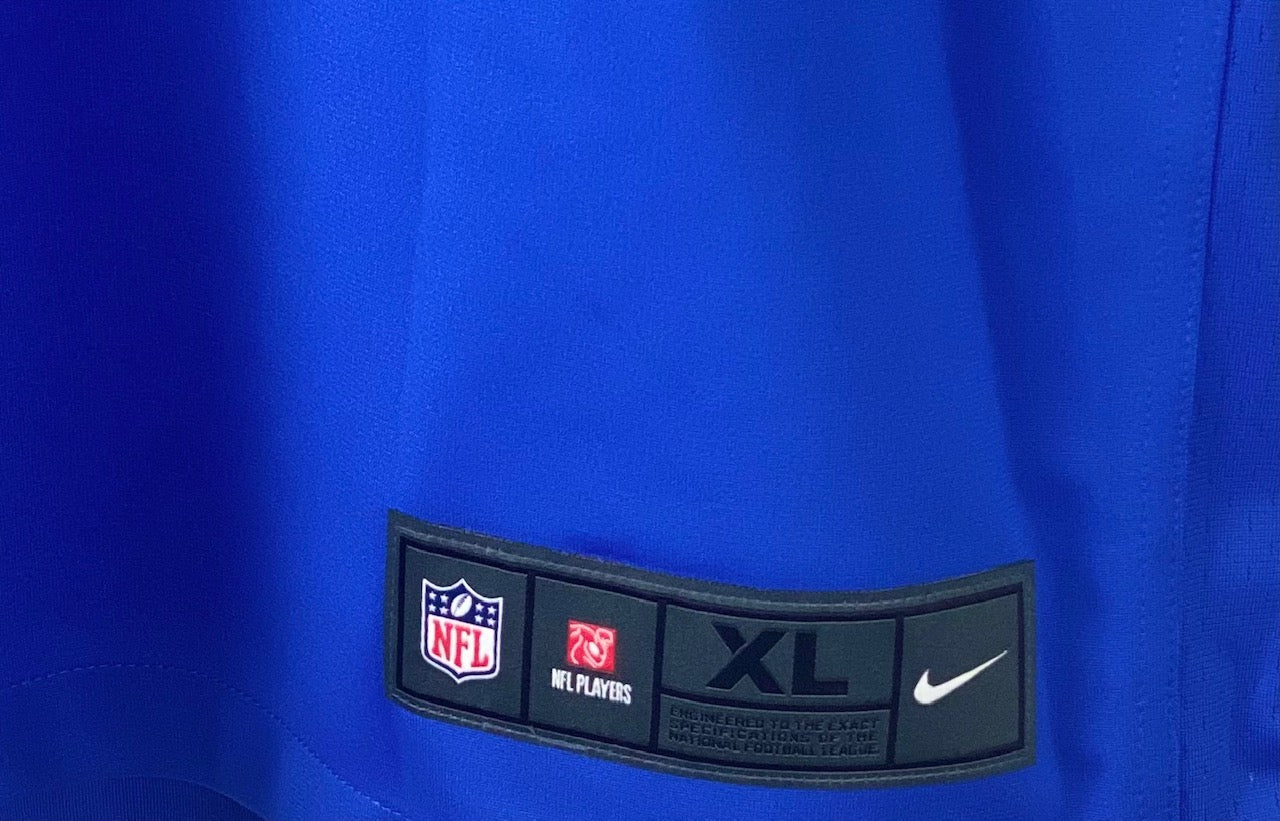 Cooper Kupp Signed Blue Rams Nike Jersey SB LVI Champs Insc Fanatics
