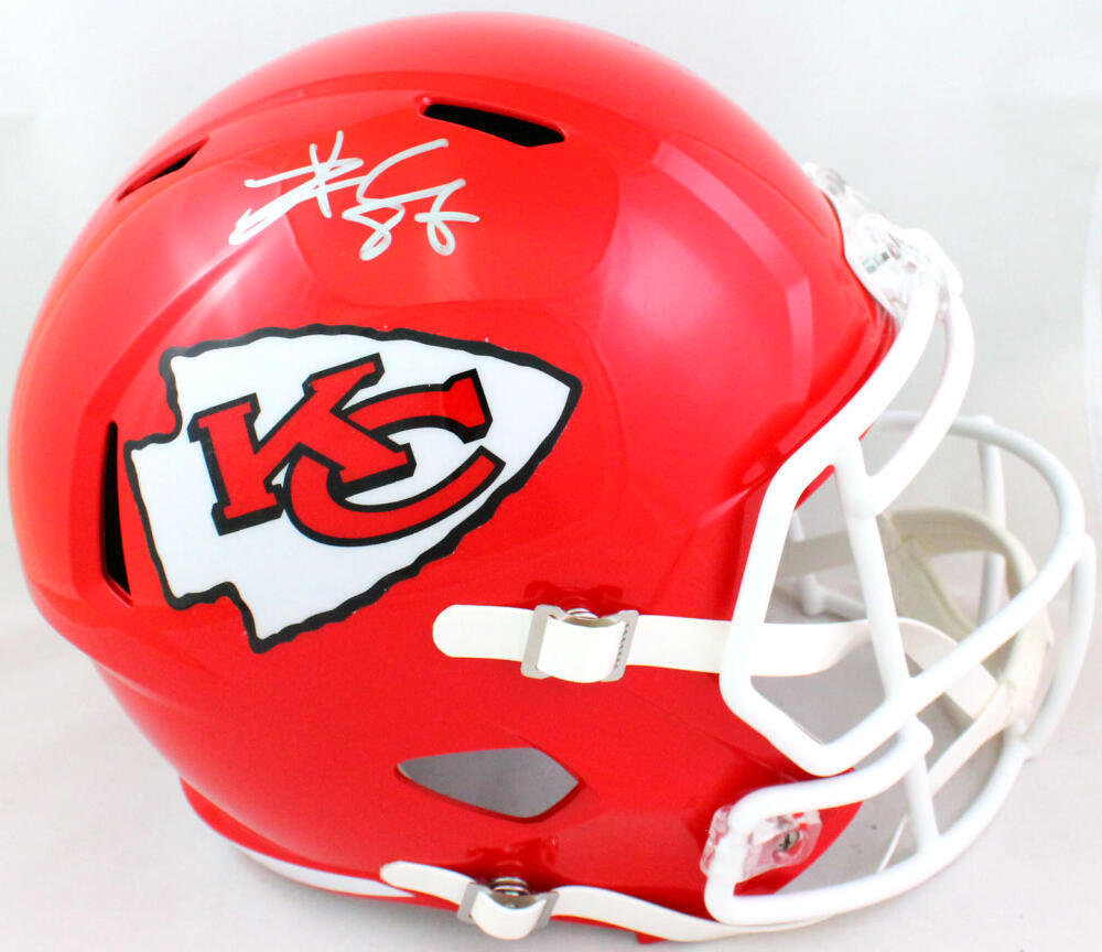 Travis Kelce Speed Full-Size Replica Helmet (Beckett COA) – BMC ...