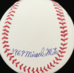 Jerry Koosman & Jerry Grote Signed OML Baseball Inscribed "1969 Miracle Mets" (JSA COA) - BMC Collectibles
