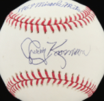 Jerry Koosman & Jerry Grote Signed OML Baseball Inscribed "1969 Miracle Mets" (JSA COA) - BMC Collectibles