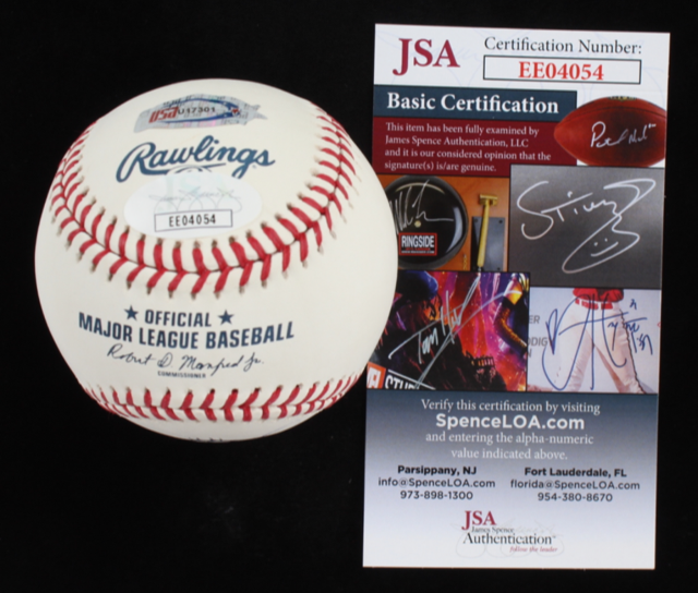 Salvador Perez Signed 2015 World Series Baseball