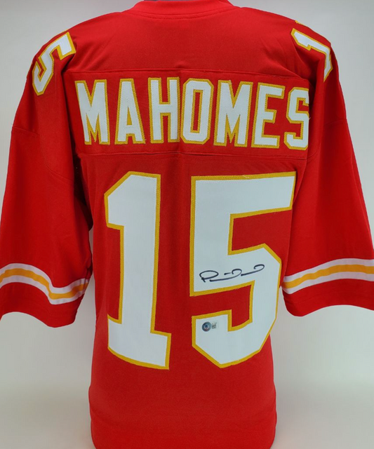 Mahomes Lettering Autographed Football Jersey's – BMC Collectibles