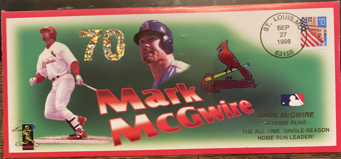 Mark McGwire Commemorative Envelope 70 Home Runs - BMC Collectibles