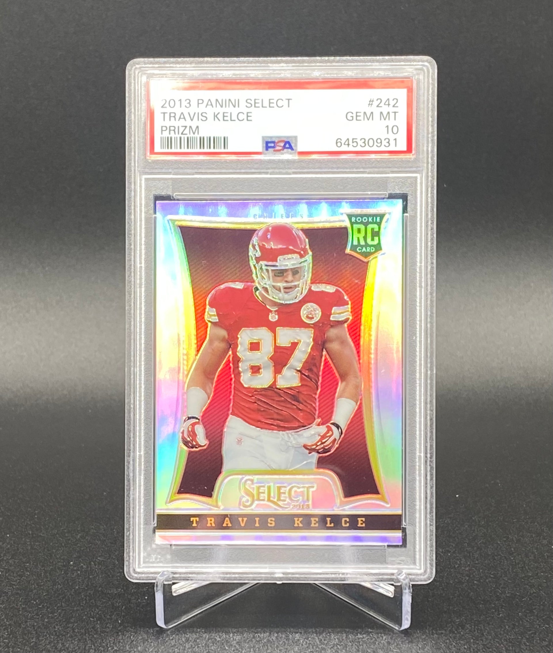 2013 Select selling Prizm Travis Kelce Rookie SP