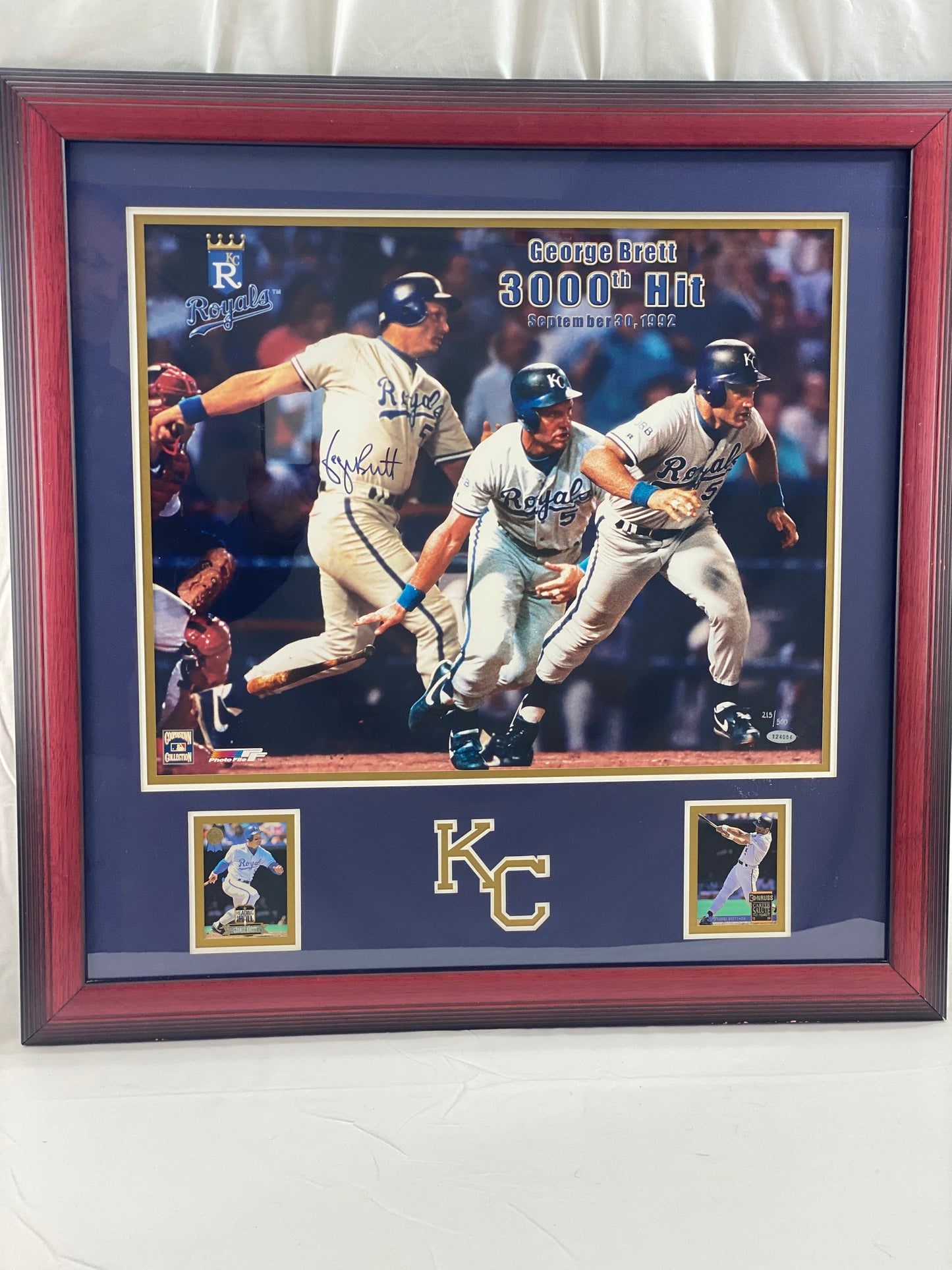 George Brett 3,000 Hit (Steiner COA)