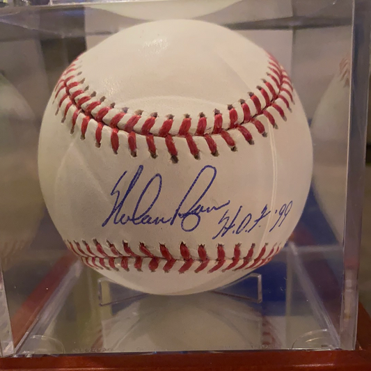 Nolan Ryan PSA Authenticated HOF 99 in a case - BMC Collectibles