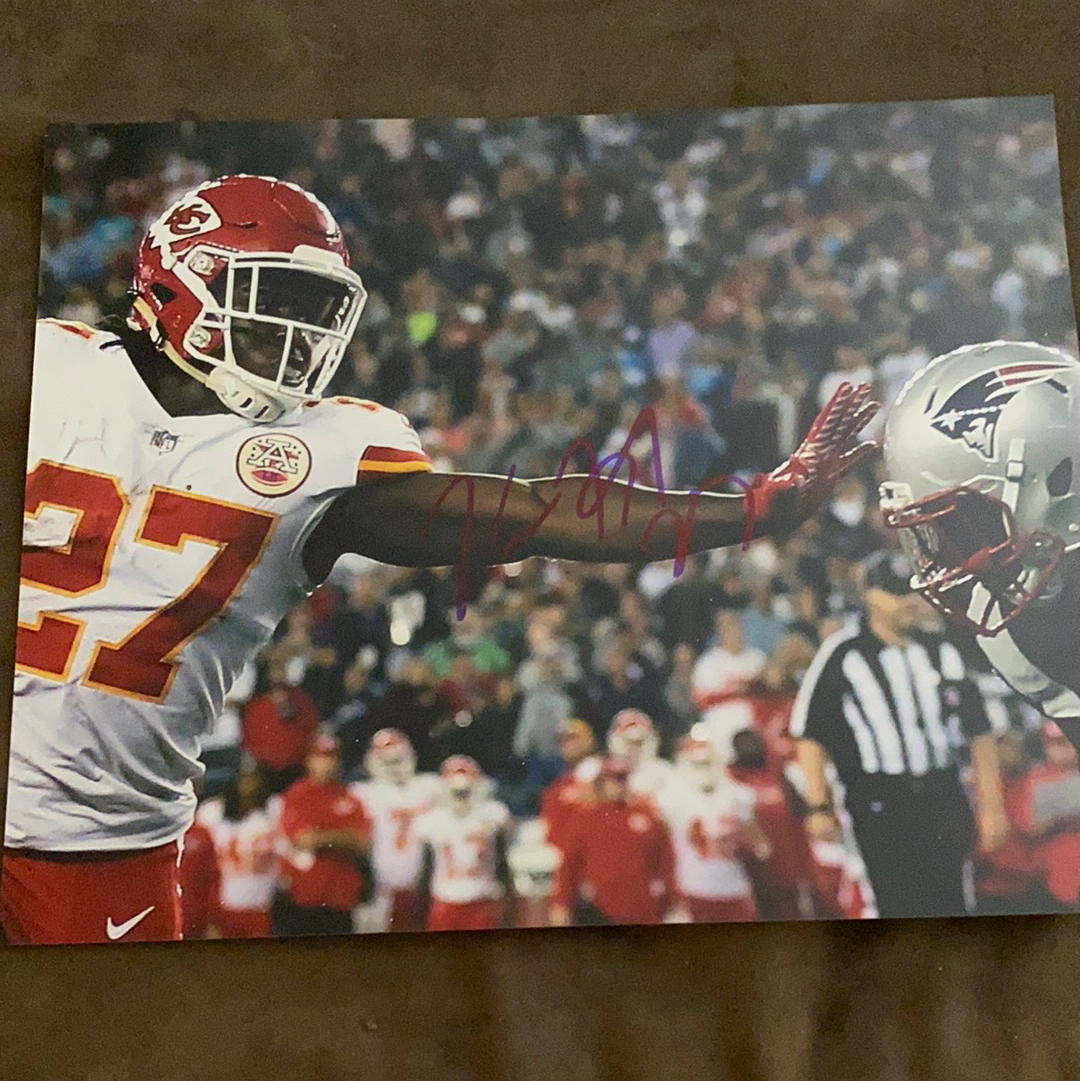 Kareem Hunt Signed 8x10 Signed Photo with COA - BMC Collectibles