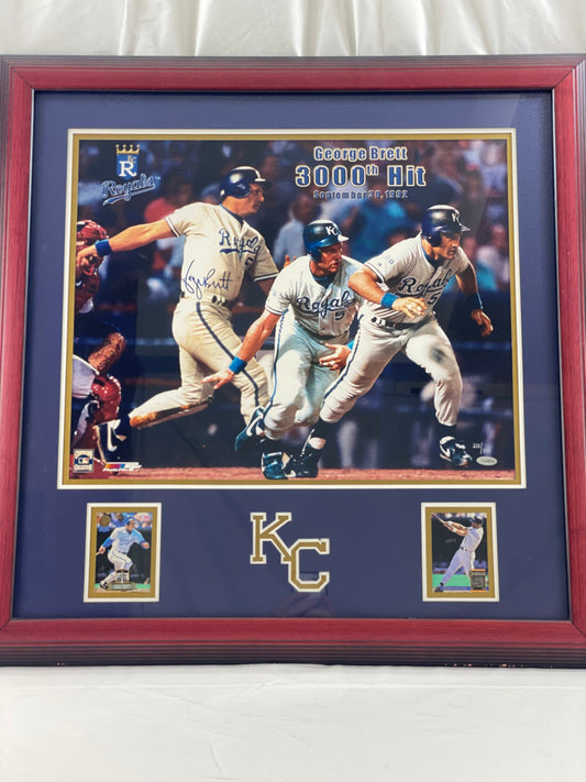 George Brett 3,000 Hit (Steiner COA)