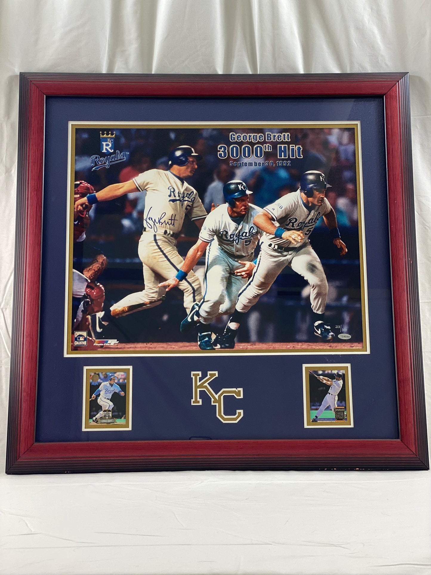 George Brett 3,000 Hit (Steiner COA)